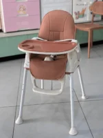 DB-902 Adjustable Kids Dining Chair with Leather Cushion - Image 2