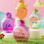 Cute Round Water Bottle - Image 2