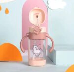 Cute Acrylic Bottle With Built In Straw - Image 2
