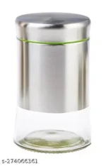 Stainless Steel Plated Glass Kitchen Container