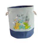 Folding Laundry Basket Bucket Organizer for Clothes Toys Dinosaur B - Image 5
