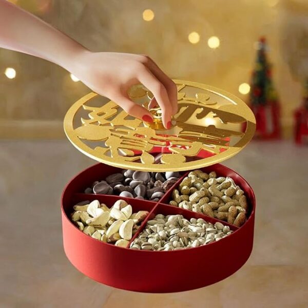 Divided Serving Tray with Lid