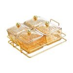 Creations Appetizer Serving Tray Luxury Serving Platter for Living Room - Image 3