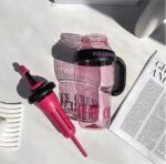 Water Bottle with Straw and Handle 1300 ml - Image 2