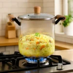 Borosilicate Simmer Pot With Lid - Image 3