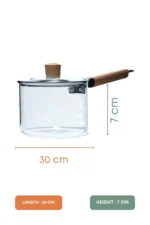 Woody Borosilicate Glass Pan - Image 4