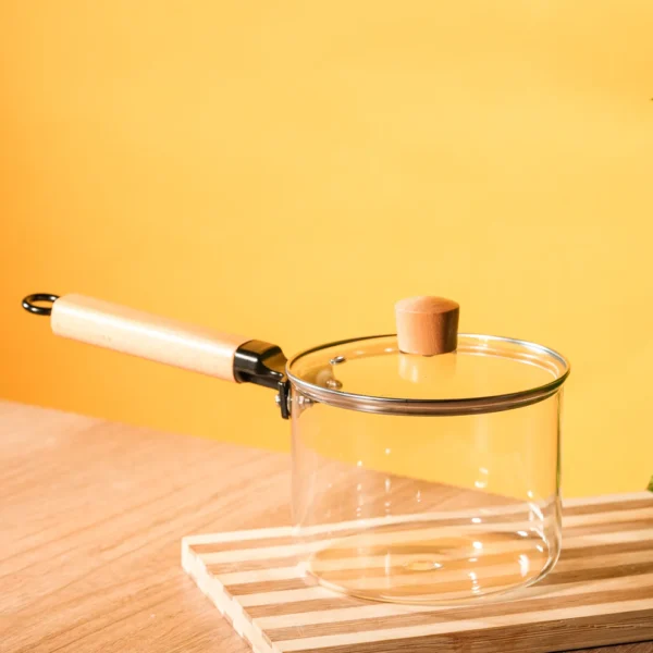 Woody Borosilicate Glass Pan