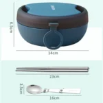 Portable Stainless Steel Lunch Bowl - Image 3