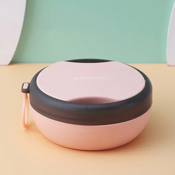 Portable Stainless Steel Lunch Bowl
