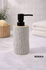 Soap Dispenser with Natural Wooden Lid 300ml - Image 2