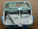 Bear Family Stainless Steel Lunch Box - 2 Compartments - Image 6