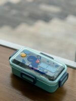 Steel Lunch Box with Spoon - Image 4