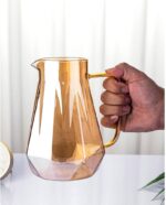 7-Pcs/Set Glass Pitcher with 6 Glasses Tumbler Cups - Image 7