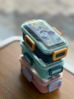 Steel Lunch Box with Spoon - Image 2