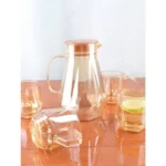 7-Pcs/Set Glass Pitcher with 6 Glasses Tumbler Cups - Image 8