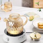 5-Piece Amber Glass Jug Set - Image 3