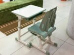 Kids Study Table & Chair Set - Mint Green - Image 9