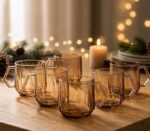 7-Pcs/Set Glass Pitcher with 6 Glasses Tumbler Cups - Image 2