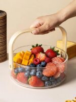Fruit Basket with Wooden Handle - Image 5