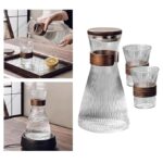 7-Pcs/Set Ribbed Glass with 6 Glasses Airtight Water Jug - Image 8