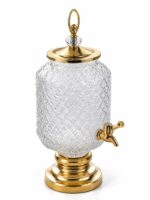 Juice Dispenser with Gold Stand & Tap - 4L