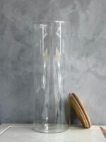 Tall Glass Storage Jar with Airtight Bamboo Lid - Image 2