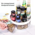 6 Compartment Rotating Spice Jar Set - Image 2