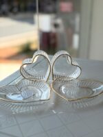 Glass Heart-shaped Candy Bowl & Dish Set (Pack of 6 Pcs) - Image 6