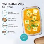 Food Storage Containers with Bamboo Wooden Lids - Image 4