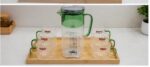 Jug with 6 Glasses and Serving Tray Set - Image 5