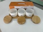 Storage with Bamboo tray 3pc set - Image 4