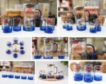 Glass Water Jug with 6 Drinking Glasses Set - Image 5