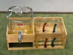 Glass Juice Dispenser with Bamboo Stand and Matching Glasses - Image 6