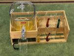 Glass Juice Dispenser with Bamboo Stand and Matching Glasses - Image 5
