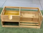 Glass Juice Dispenser with Bamboo Stand and Matching Glasses - Image 3