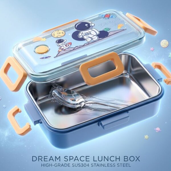 Steel Lunch Box with Spoon
