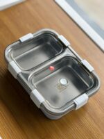 Steel Lunch Box - 2 Compartments - Image 7