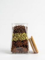 Trapezoid Glass Storage Jars with Bamboo Lid - Set of 3 - Image 4