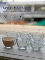 Reusable Drinking Transparent Glasses (Pack of 6 Pcs) - Image 3