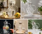 1.7 Ltr Clear Water Jug with Lid & Handle (White) - Image 2