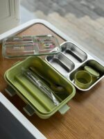 3-Compartment Lunch Box with Sauce Cup - Image 7