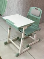 Kids Study Table & Chair Set - Mint Green