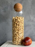 Glass Storage Jars with Cork Ball Lid Set of 4 Sizes - Image 5