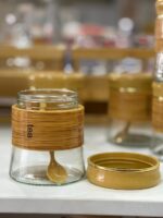 Bamboo Kitchen Organizer Set - Image 3