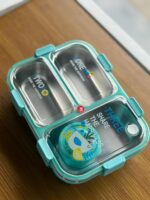 3-Compartment Lunch Box with Sauce Cup - Image 3