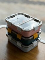 Steel Lunch Box - 2 Compartments - Image 2