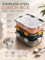 Steel Lunch Box - 2 Compartments