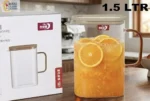 Silicone Lid Glass Water Jug