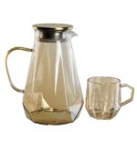 7-Pcs/Set Glass Pitcher with 6 Glasses Tumbler Cups - Image 6