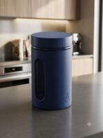 Glass Canister With Window 1000ml - Image 3